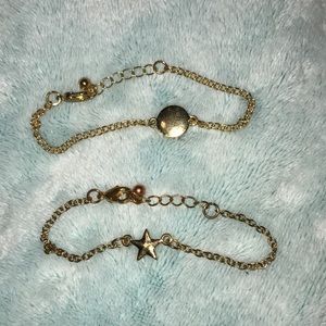 Circle and star bracelets 🦋